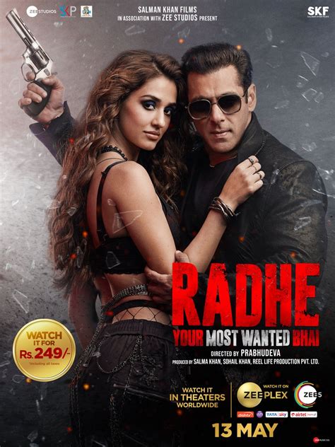 Salman Khan and Disha Patani Radhe Movie Posters