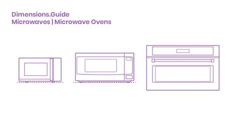 Microwave Dimensions & Drawings | Dimensions.Guide