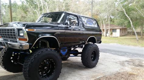 1979 Custom Lifted Black Ford Bronco - Classic Ford Bronco 1979 for sale