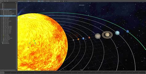 SOLAR SYSTEM 3D Model in Planets 3DExport