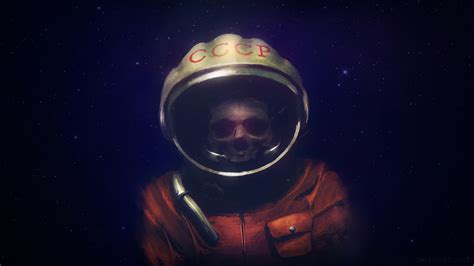 3840x2160 Ussr Skull Astronaut 5k 4K ,HD 4k Wallpapers,Images ...