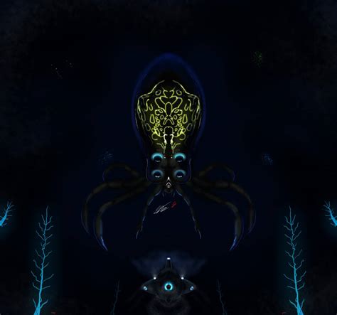 Crabsquid|Subnautica by BizaRrico on DeviantArt