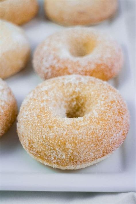 Homemade Baked Sugar Donuts - Brooklyn Farm Girl