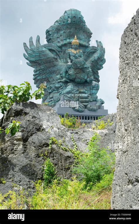 The giant Garuda Wisnu Kencana (GWK) Statue at the GWK Cultural Park in ...