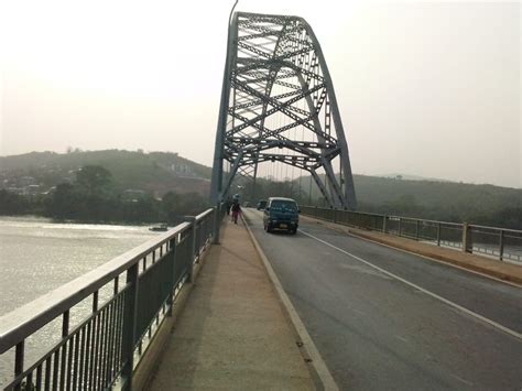 The hanging bridge in Ghana- Adomi bridge