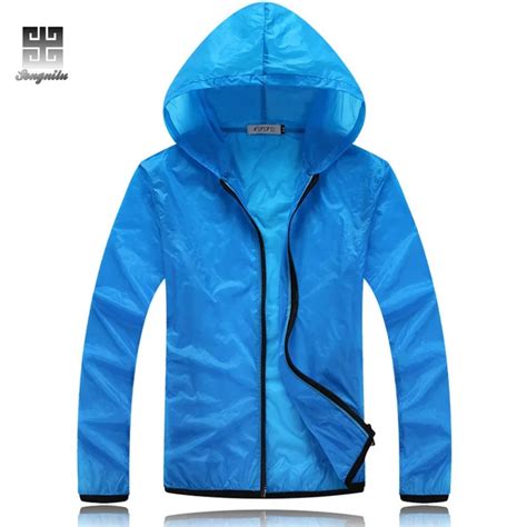 Men Summer Hiking jacket waterproof Windproof Cycling Jersey Quick drying New Nylon Clothes ...