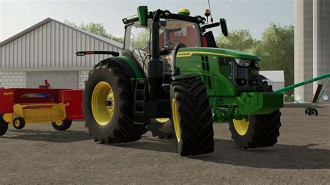 FS22 John Deere 6R 2021 US v1.0 - FS 22 Tractors Mod Download