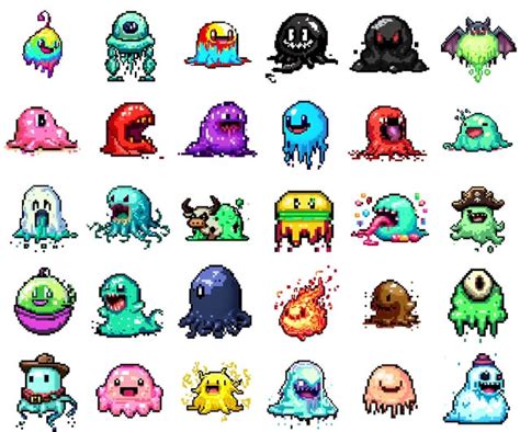 Pixel Art from my new Monster Battling & Farming Game on Kickstarter ...