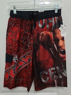 WWE Raw John Cena Swim Trunks NWT BOYS Lg (10/12) | eBay