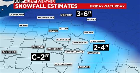 Pittsburgh Weather: First Alert Weather Day issued for rain and snow on Friday - CBS Pittsburgh