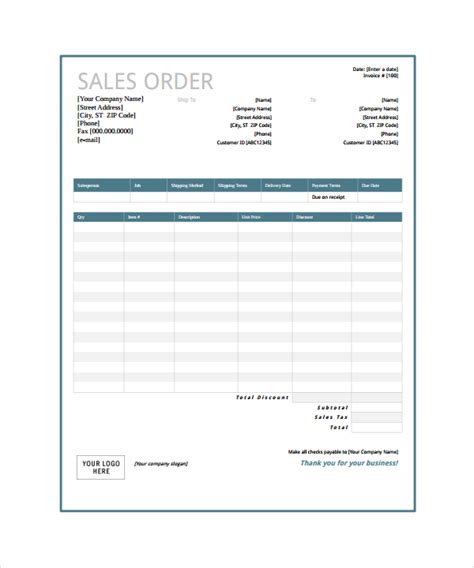 FREE 20+ Order Form Templates in PDF | MS Word | Excel