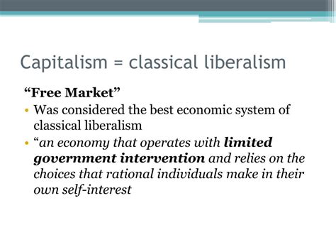 PPT - 19 th Century Liberalism Classical Liberalism PowerPoint ...