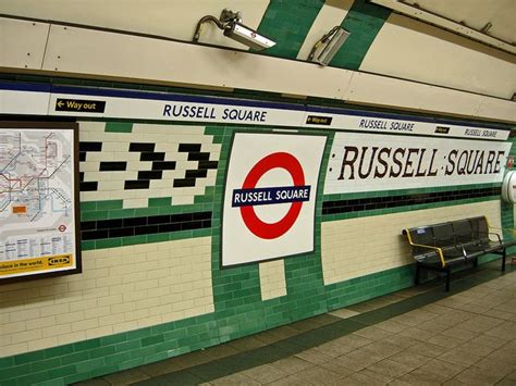 Russell Square Tube Station | London underground stations, London tube, London underground tube