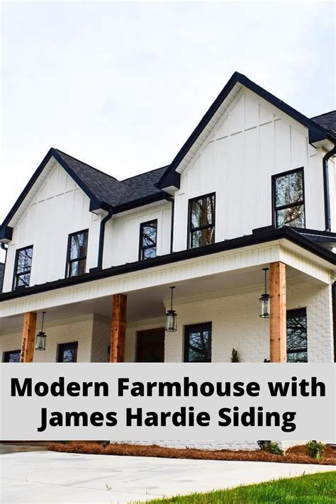 White Farmhouse Exterior With Black Windows | White farmhouse exterior ...