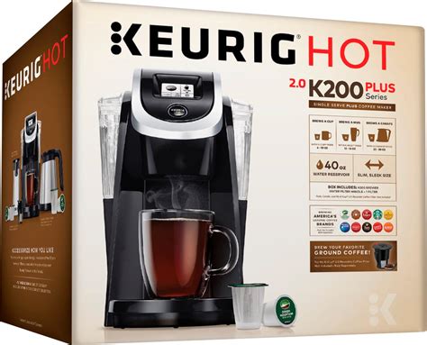 Best Buy: Keurig K200 Single-Serve K-Cup Pod Coffee Maker Black 5000068929