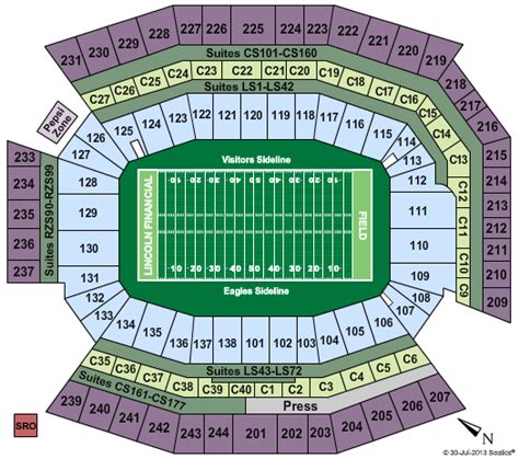 The Linc Seating Chart