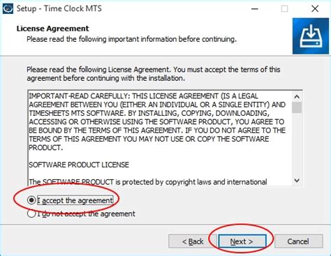 Installation Instructions - Time Clock MTS