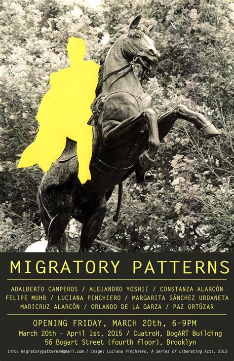 Student and Alumni featured in Migratory Patterns - Parsons Fine Arts