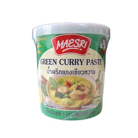 2 x Maesri Green Curry Paste 1 KG – Asian Grocery Online - EPH Brisbane