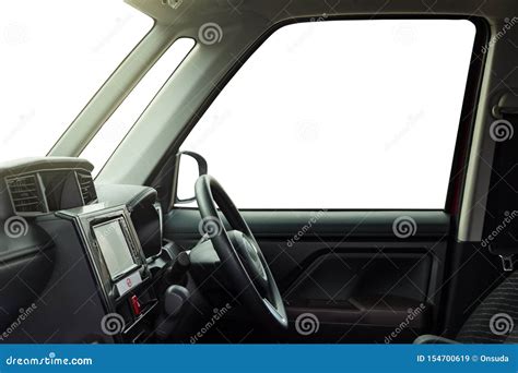 Driver seat interior stock image. Image of empty, automobile - 154700619