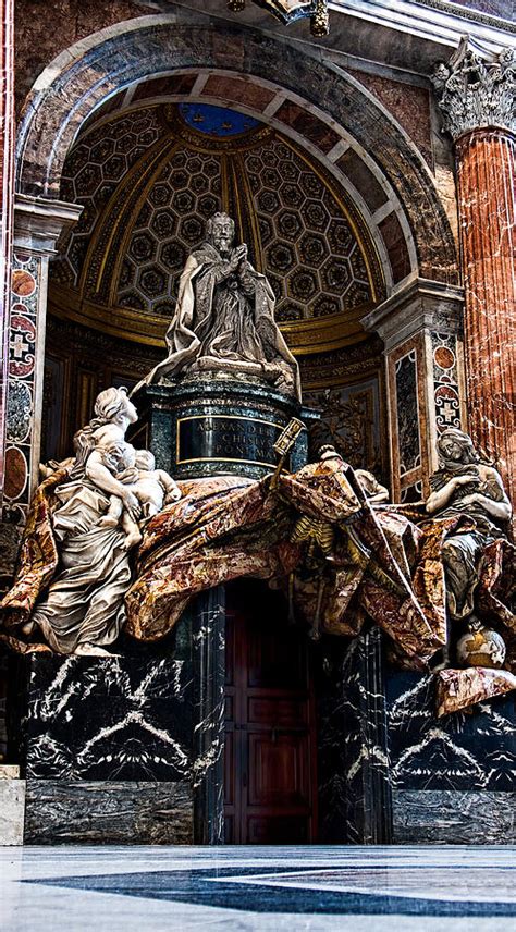 Tomb of Pope Alexander VII by Bernini Photograph by Weston Westmoreland ...