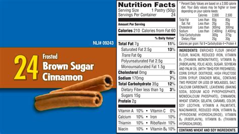 Pop Tart Nutrition Facts Brown Sugar – Besto Blog