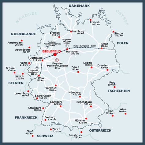 Bielefeld Map - Germany