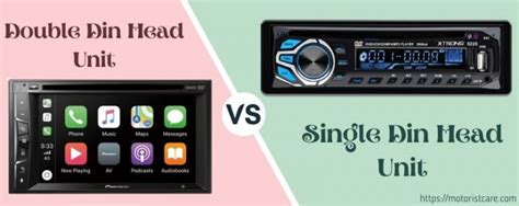 Single DIN vs Double DIN Car Stereo [Comparison & Differences]