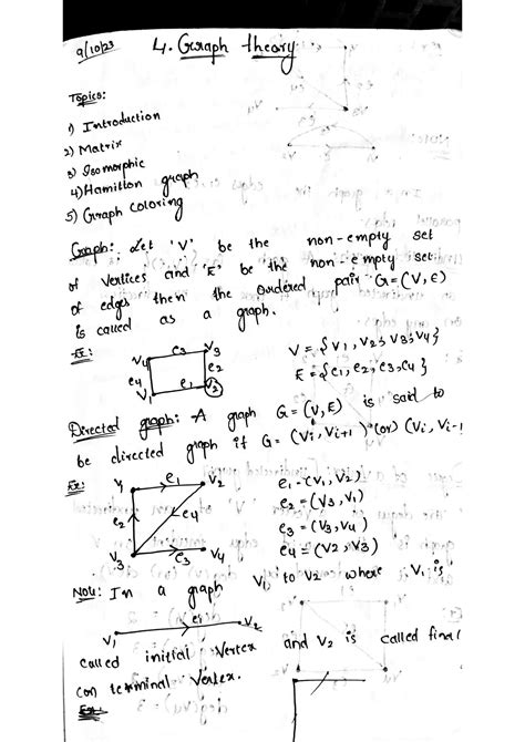 SOLUTION: Graph theory in discrete mathematics - Studypool