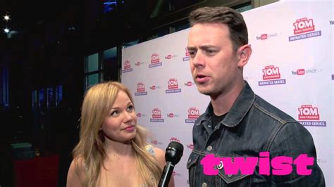 Colin Hanks and Lisa Schwartz on "Talking Tom" - YouTube