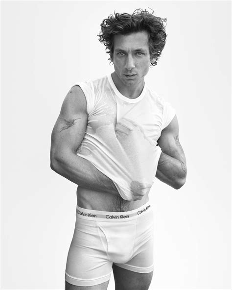 Jeremy Allen White Poses For Calvin Klein