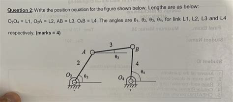 Solved Question 2: Write the position equation for the | Chegg.com