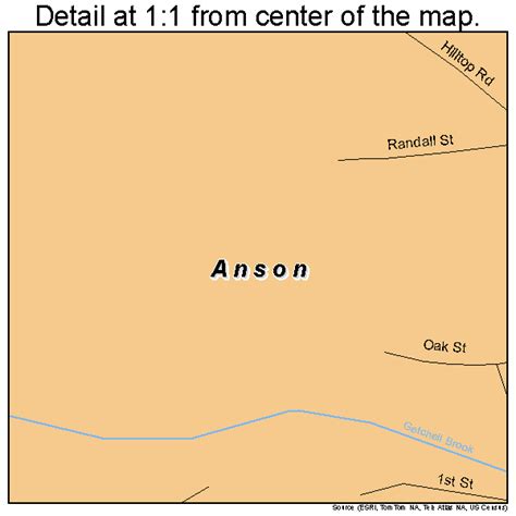 Anson Maine Street Map 2301360