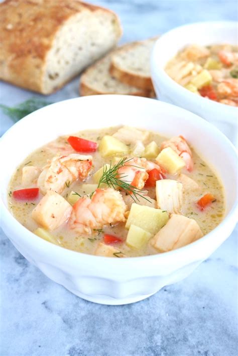 Scallop & Shrimp Soup » The Nutrition Adventure