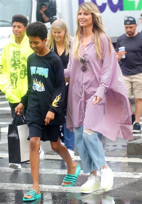 Heidi Klum and Her 4 Kids Spotted Shopping in New York City: Photos