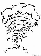 Tornado Pictures Coloring Page  Free Printable Pages sketch template