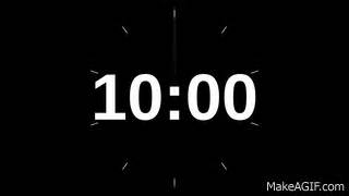 10 Minute Countdown Timer on Make a GIF