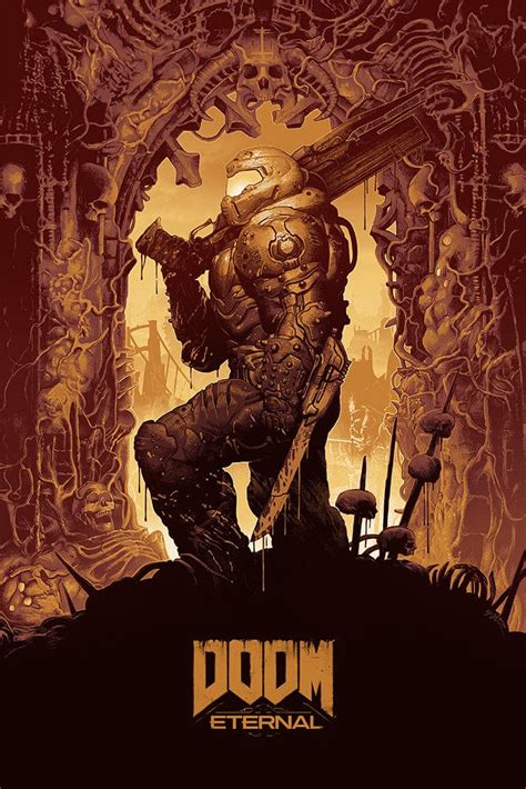 Doom Eternal (Variant) Poster – Mondo