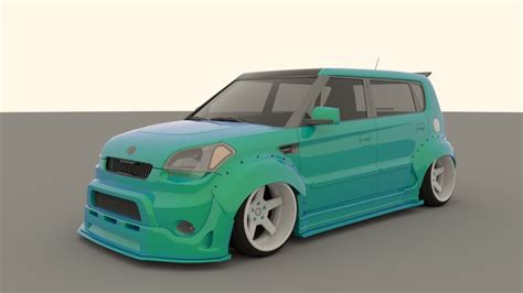 ArtStation - Widebody Kia Soul