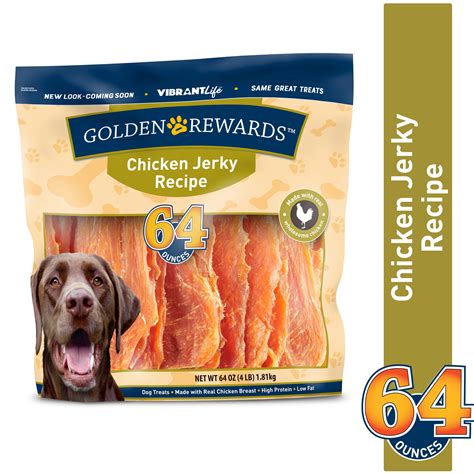 Golden Rewards Chicken Flavor Jerky Treats for Dogs, 64 oz. - Walmart.com