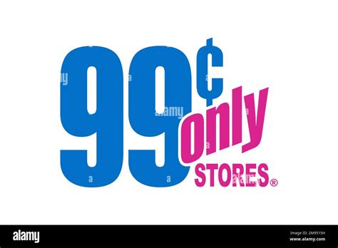 99 Cents Only Stores, Logo, White Background Stock Photo - Alamy