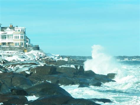 Winter Storm On The Maine Coast - Dave's Thought On