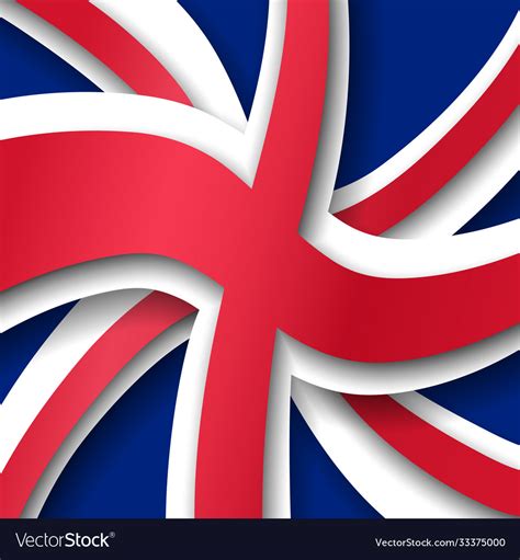 Great britain flag background uk pattern Vector Image