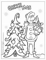 Coloring Page Grinch sketch template