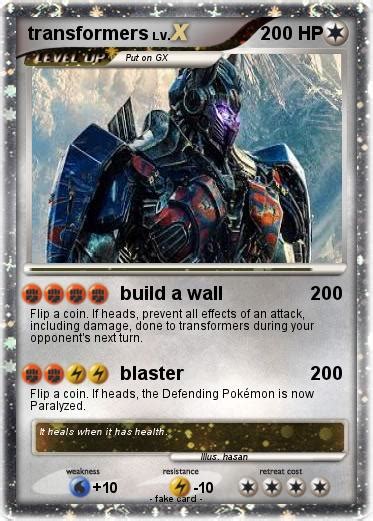 Pokémon transformers 68 68 - build a wall - My Pokemon Card