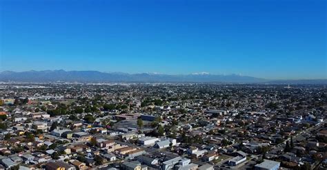 Drone Footage of the San Fernando Valley in Los Angeles, California ...