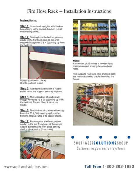 Fire Hose Rack Installation Manual | PDF