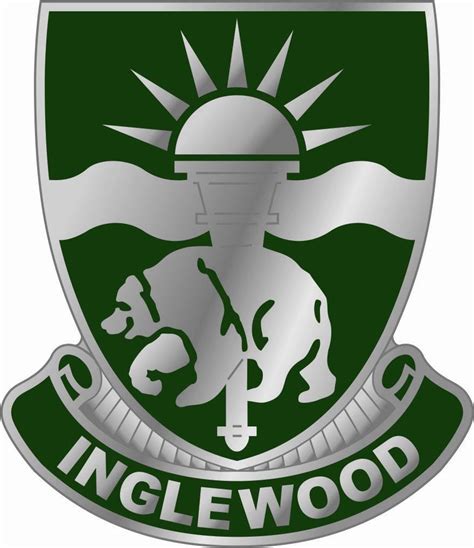 Inglewood High School Inglewood CA JROTC Emblem STICKER | Etsy