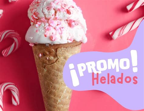 Folleto Promoción Helados Orgánico Rosa - Plantillas de Canva in 2023 ...