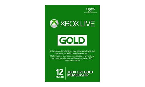 12-Month Xbox Live Gold Card | Groupon Goods